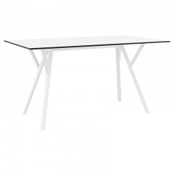 MAX ΤΡΑΠΕΖΙ 140X80Χ74εκ. WHITE LAMINATE 12mm