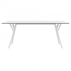 MAX ΤΡΑΠΕΖΙ 180X90Χ74εκ. WHITE LAMINATE 12mm