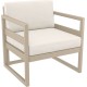 MYKONOS ΜΑΞΙΛΑΡΙ ΠΛΑΤΗΣ BEIGE 65Χ35Χ16/9εκ.