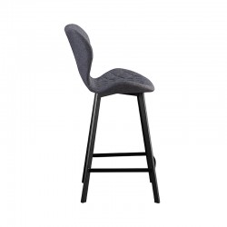 MARTIN ΓΚΡΙ ΥΦΑΣΜΑ(Σ2)66εκ. ΣΚΑΜΠΟ ΜΕΤΑΛΛΙΚΟ 45X49X66-98εκ.