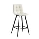 NORA OFF WHITE ΥΦΑΣΜΑ(Σ4)72εκ. ΣΚΑΜΠΟ ΜΕΤΑΛΛΙΚΟ 47X49X72-104εκ.