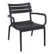 PARIS LOUNGE BLACK ΠΟΛ/ΝΑ ΠΟΛ/ΝΙΟΥ 68X70X76εκ.