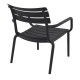 PARIS LOUNGE BLACK ΠΟΛ/ΝΑ ΠΟΛ/ΝΙΟΥ 68X70X76εκ.