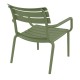 PARIS LOUNGE OLIVE GREEN ΠΟΛ/ΝΑ ΠΟΛ/ΝΙΟΥ 68X70X76εκ.