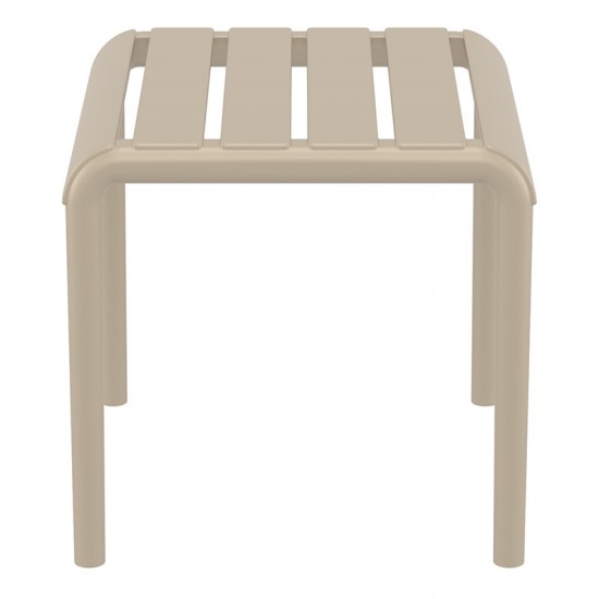 PARIS TAUPE ΤΡΑΠΕΖΙ 42X41X40εκ. ΠΟΛ/ΝΙΟΥ