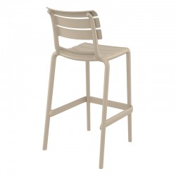 HELEN 75εκ. ΣΚΑΜΠΟ TAUPE ΠΟΛ/ΝΙΟΥ 53X55X105εκ.