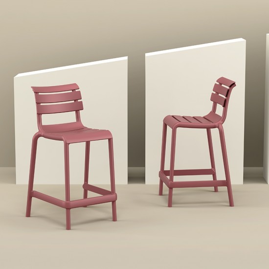 HELEN 65εκ. ΣΚΑΜΠΟ MARSALA ΠΟΛ/ΝΙΟΥ 52X55X95εκ.