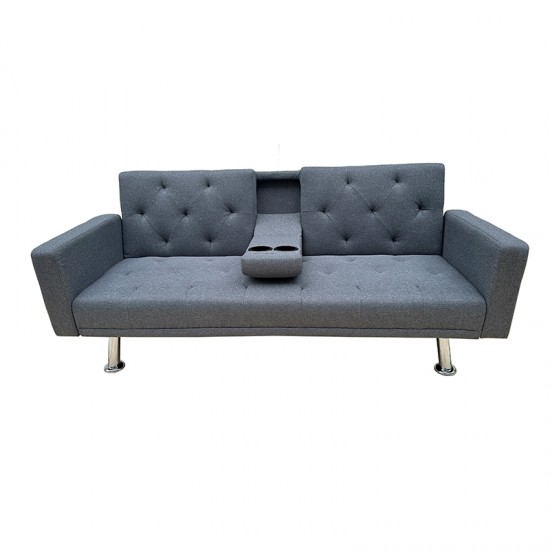 REST/ARMS GREY ΥΦΑΣΜΑ ΚΑΝΑΠΕΣ-ΚΡΕΒΑΤΙ 188X88X79εκ.