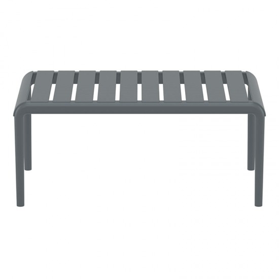 PARIS DARK GREY ΤΡΑΠΕΖΙ 90X50X40εκ. ΠΟΛ/ΝΙΟΥ