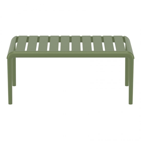 PARIS OLIVE GREEN ΤΡΑΠΕΖΙ 90X50X40εκ. ΠΟΛ/ΝΙΟΥ