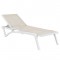 PACIFIC ΞΑΠΛΩΣΤΡΑ WHITE/TAUPE ΠΟΛ/ΝΙΟΥ 193X68X35εκ.