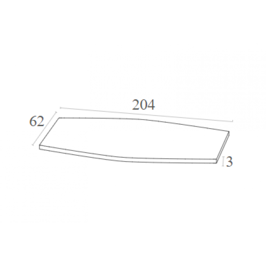 SLIM ΣΤΡΩΜΑ POLYESTER 3εκ.LIGHT BROWN 204X62X3εκ.