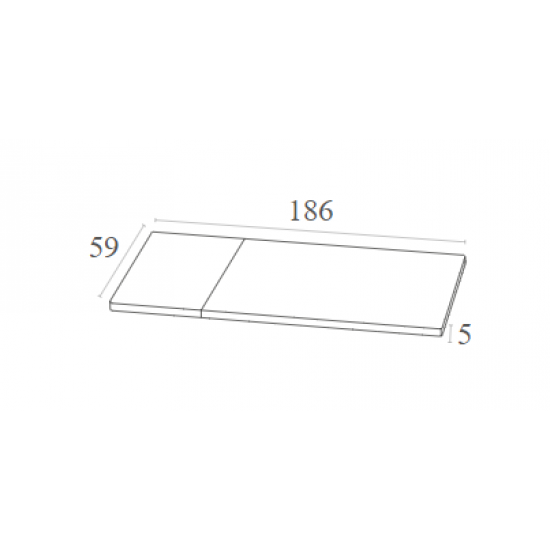 FIJI ΣΤΡΩΜΑ POLYESTER BEIGE 59X186X5εκ.