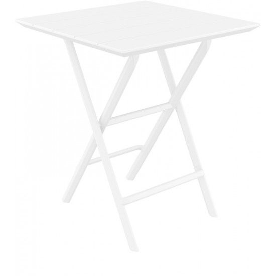 HELEN WHITE 60Χ60X74εκ. ΤΡΑΠΕΖΙ ΠΤΥΣ/ΝΟ ΠΟΛ/ΝΙΟΥ