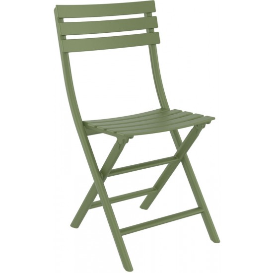 HELEN ΠΤΥΣ/ΝΗ OLIVE GREEN ΚΑΡΕΚΛΑ ΠΟΛ/ΝΙΟΥ 42X47X83εκ.