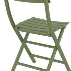 HELEN ΠΤΥΣ/ΝΗ OLIVE GREEN ΚΑΡΕΚΛΑ ΠΟΛ/ΝΙΟΥ 42X47X83εκ.
