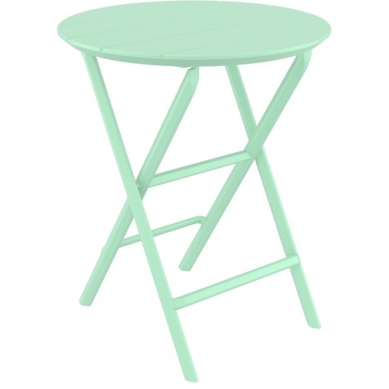 HELEN OPALINE GREEN Φ60X74εκ. ΤΡΑΠΕΖΙ ΠΤΥΣ/ΝΟ ΠΟΛ/ΝΙΟΥ