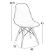 LOFT ΚΑΡΕΚΛΑ BLACK(Σ4)PP 46X52X43-82.5εκ.