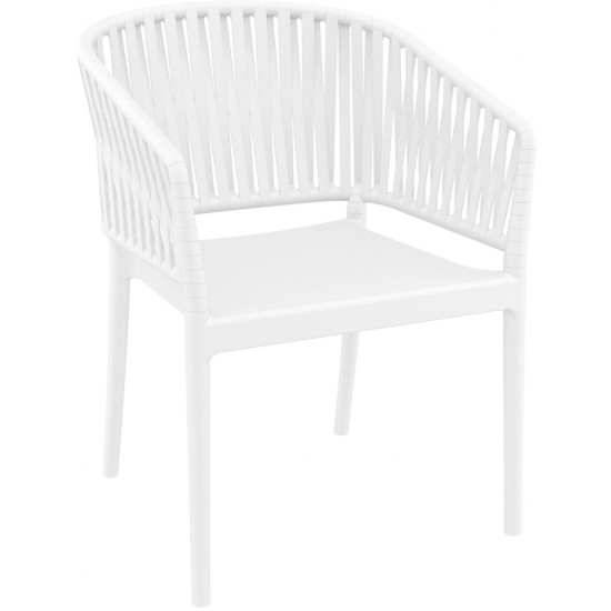 PORTOFINO WHITE ΠΟΛΥΘΡΟΝΑ ΠΟΛ/ΝΙΟΥ 58X58X80εκ.