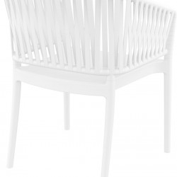 PORTOFINO WHITE ΠΟΛΥΘΡΟΝΑ ΠΟΛ/ΝΙΟΥ 58X58X80εκ.