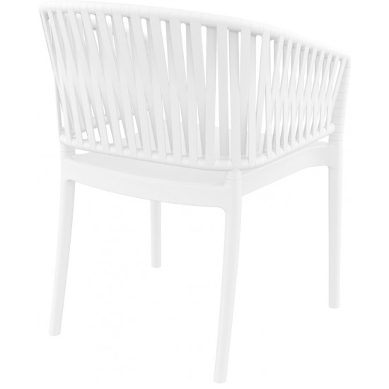 PORTOFINO WHITE ΠΟΛΥΘΡΟΝΑ ΠΟΛ/ΝΙΟΥ 58X58X80εκ.