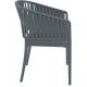 PORTOFINO DARK GREY ΠΟΛΥΘΡΟΝΑ ΠΟΛ/ΝΙΟΥ 58X58X80εκ.
