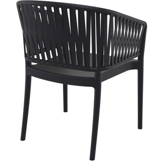 PORTOFINO BLACK ΠΟΛΥΘΡΟΝΑ ΠΟΛ/ΝΙΟΥ 58X58X80εκ.