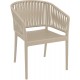 PORTOFINO TAUPE ΠΟΛΥΘΡΟΝΑ ΠΟΛ/ΝΙΟΥ 58X58X80εκ.