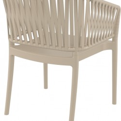 PORTOFINO TAUPE ΠΟΛΥΘΡΟΝΑ ΠΟΛ/ΝΙΟΥ 58X58X80εκ.