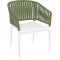 PORTOFINO WHITE/OLIVE GREEN ΠΟΛΥΘΡΟΝΑ ΠΟΛ/ΝΙΟΥ 58X58X80εκ.
