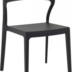 SNOW BLACK ΚΑΡΕΚΛΑ ΠΟΛ/ΝΙΟΥ 52X56X83εκ.