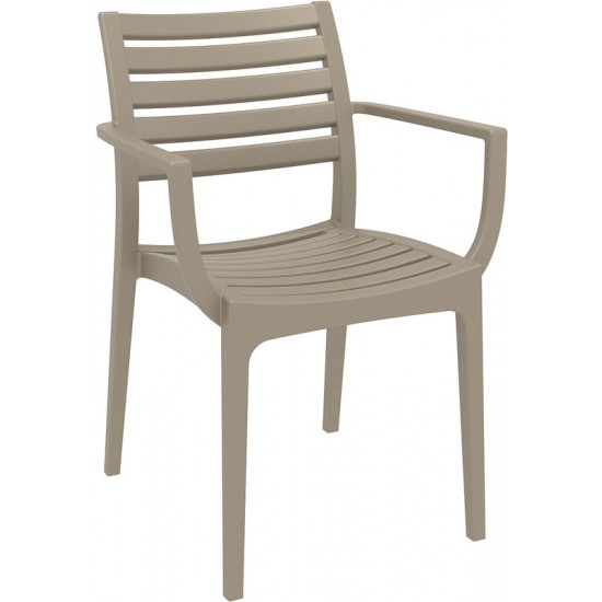 ARTEMIS TAUPE ΠΟΛΥΘΡΟΝΑ ΠΟΛ/ΝΙΟΥ 58X58X83.5εκ.