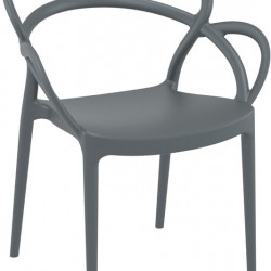 MILA DARK GREY ΠΟΛΥΘΡΟΝΑ ΠΟΛ/ΝΙΟΥ 57Χ56Χ82εκ.