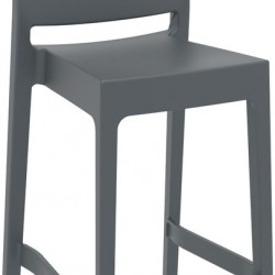MAYA 65εκ. ΣΚΑΜΠΟ DARK GREY ΠΟΛ/ΝΙΟΥ 44Χ50Χ98εκ.