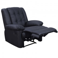 SCARLET RELAX ΠΟΛΥΘΡΟΝΑ ΜΑΥΡΟ PU 90Χ93Χ100εκ.