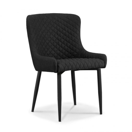 LION BLACK ΥΦΑΣΜΑ(Σ2)ΚΑΡΕΚΛΑ ΜΕΤΑΛΛΙΚΗ 48X55X86εκ.