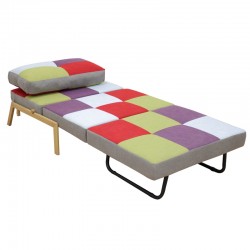 SARA Q PATCHWORK ΥΦΑΣΜΑ ΠΟΛΥΘΡΟΝΑ/ΚΡΕΒΑΤΙ 95Χ96Χ79εκ.