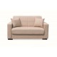 ROVER LIGHT BROWN ΥΦΑΣΜΑ 2ΘΕΣΙΟΣ ΚΑΝΑΠΕΣ/ΚΡΕΒΑΤΙ ΜΕ ΑΠΟΘ.ΧΩΡΟ 150Χ80Χ75εκ.