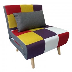 SARA PATCHWORK ΥΦΑΣΜΑ ΠΟΛΥΘΡΟΝΑ/ΚΡΕΒΑΤΙ 75X80X84εκ.