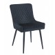 VANESA BLACK VELVET ΥΦΑΣΜΑ ΚΑΡΕΚΛΑ ΜΕΤΑΛΛΙΚΗ 46X62X86εκ.