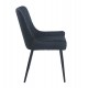 VANESA BLACK VELVET ΥΦΑΣΜΑ ΚΑΡΕΚΛΑ ΜΕΤΑΛΛΙΚΗ 46X62X86εκ.
