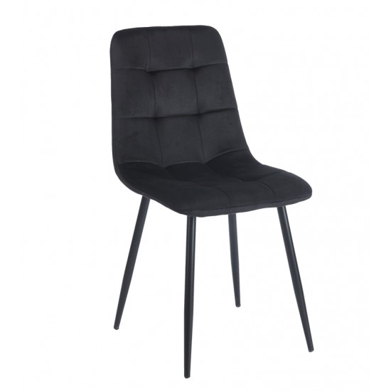 OSCAR BLACK VELVET ΥΦΑΣΜΑ ΚΑΡΕΚΛΑ ΜΕΤΑΛΛΙΚΗ 43Χ51Χ90εκ.