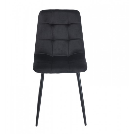 OSCAR BLACK VELVET ΥΦΑΣΜΑ ΚΑΡΕΚΛΑ ΜΕΤΑΛΛΙΚΗ 43Χ51Χ90εκ.