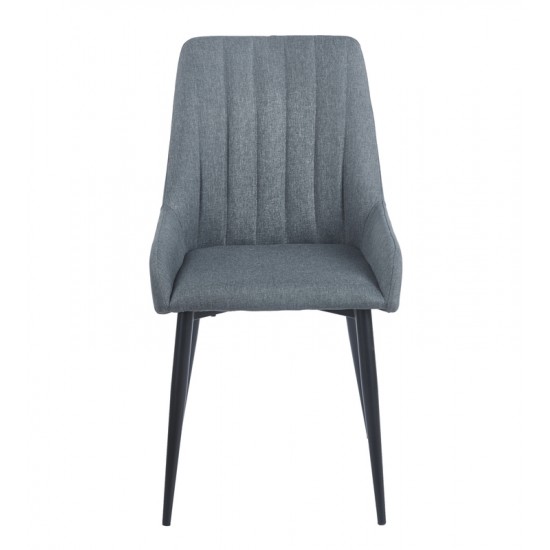 JULIA GREY ΥΦΑΣΜΑ ΚΑΡΕΚΛΑ ΜΕΤΑΛΛΙΚΗ 49(56)Χ59Χ90εκ.