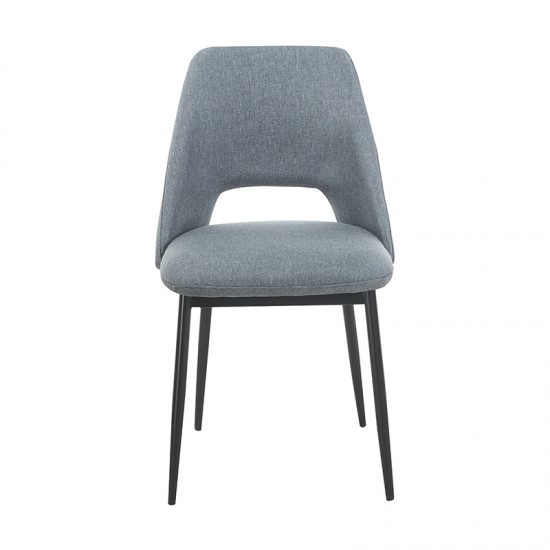 MADISON GREY ΥΦΑΣΜΑ ΚΑΡΕΚΛΑ ΜΕΤΑΛΛΙΚΗ 45X54X83εκ.