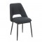 MADISON BLACK ΥΦΑΣΜΑ ΚΑΡΕΚΛΑ ΜΕΤΑΛΛΙΚΗ 45X54X83εκ.