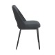 MADISON BLACK ΥΦΑΣΜΑ ΚΑΡΕΚΛΑ ΜΕΤΑΛΛΙΚΗ 45X54X83εκ.