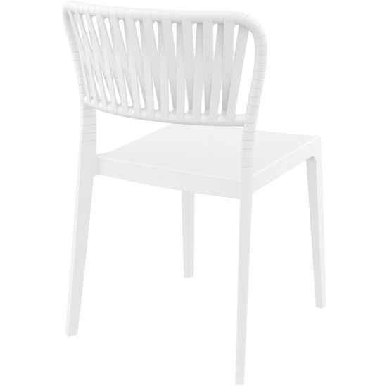 PORTOFINO WHITE ΚΑΡΕΚΛΑ ΠΟΛ/ΝΙΟΥ 52X56X83εκ.