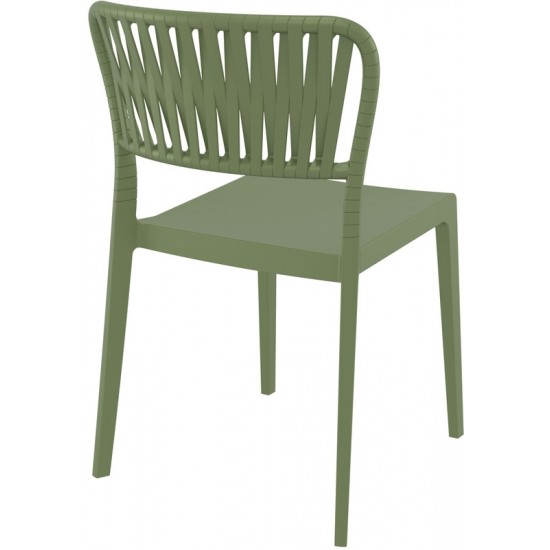 PORTOFINO OLIVE GREEN ΚΑΡΕΚΛΑ ΠΟΛ/ΝΙΟΥ 52X56X83εκ.