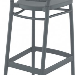 PORTOFINO 75εκ. ΣΚΑΜΠΟ DARK GREY ΠΟΛ/ΝΙΟΥ 48X52X106εκ.